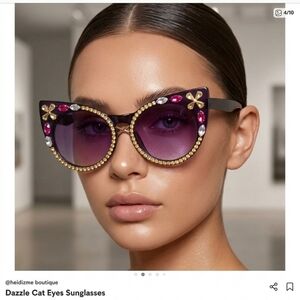 Dazzle Cat Eyes Sunglasses